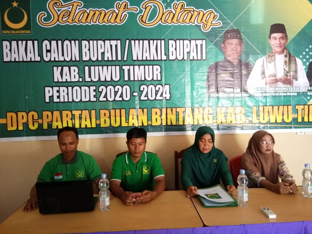 PBB Buka Pendaftaran Bakal Calon Bupati dan Calon Wakil Bupati Luwu Timur